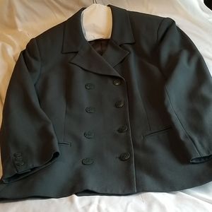Double breasted suit jacket